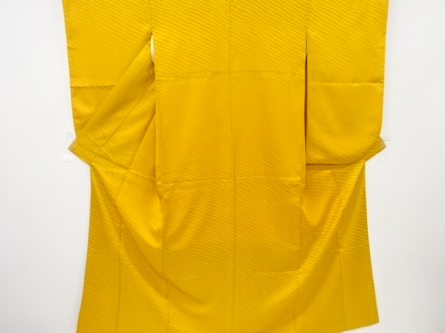 JAPANESE KIMONO / VINTAGE LONG SLEEVES KIMONO / WOVEN DIAGONAL STRIPE